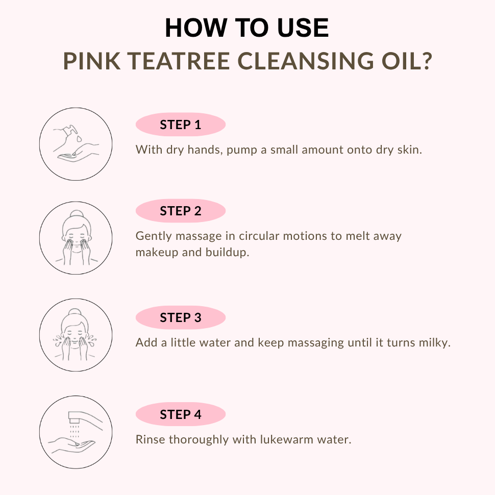Pink Tea Tree Cleansing Oil