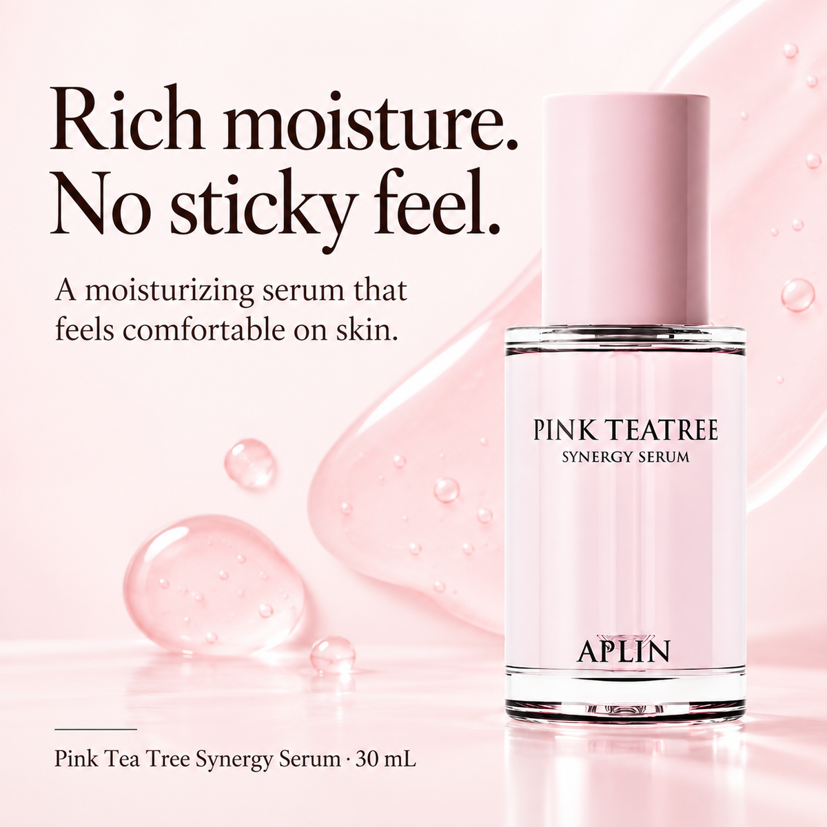 APLIN moisturizing serum with a non-sticky feel, 30 mL.